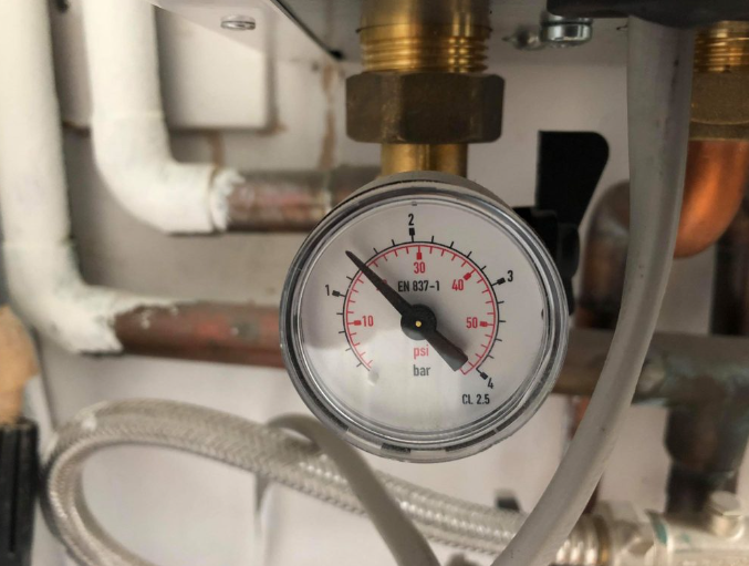 an image of a picture of boiler pressure of the home