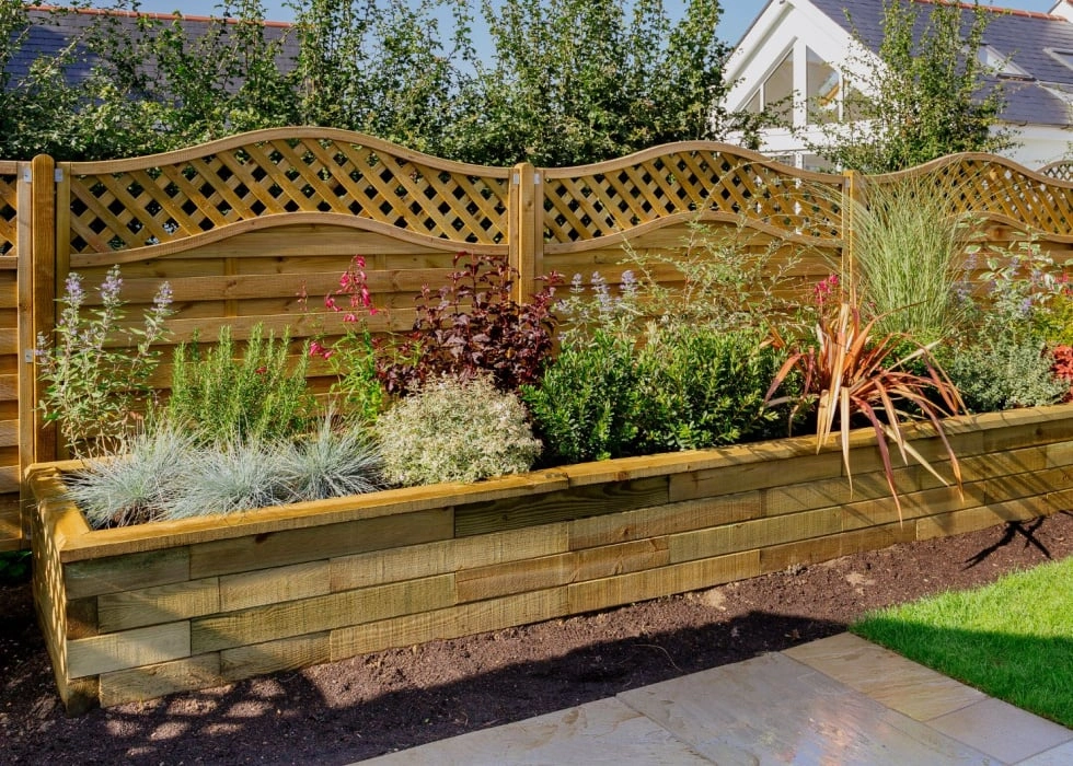 "Enhance your garden with versatile and durable garden sleepers, perfect for landscaping, raised beds, and defining pathways.