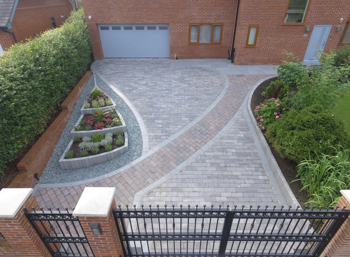 Matching gates and sliding panels can blend seamlessly with your garden boundary.