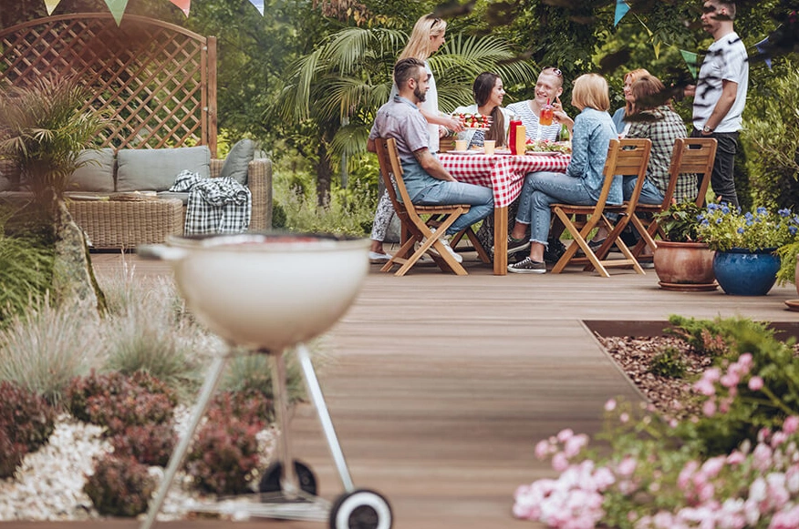A family entertaining garden is able to create a sociable space perfect for hosting guests.