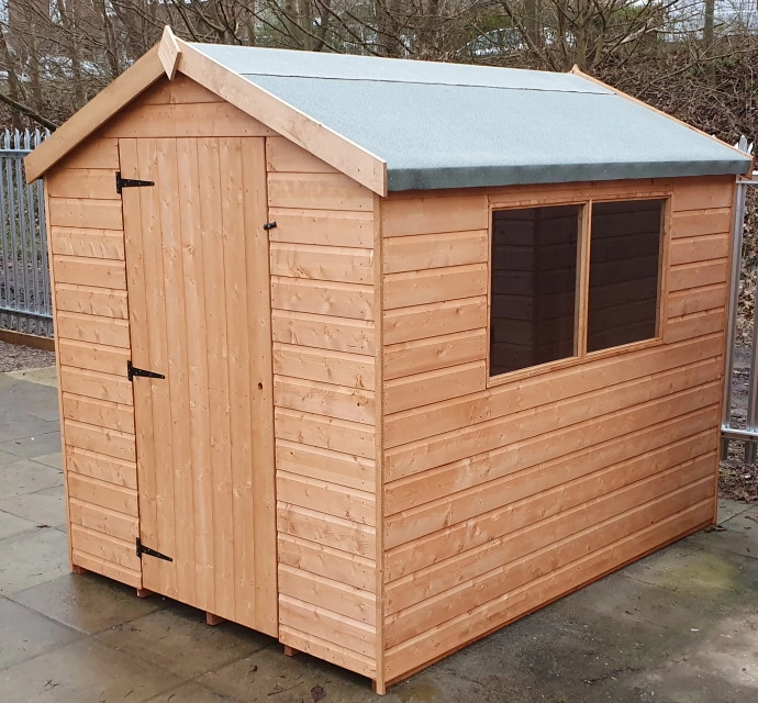 A Norfolk Albany Shed - with Tongue & Groove shiplap.